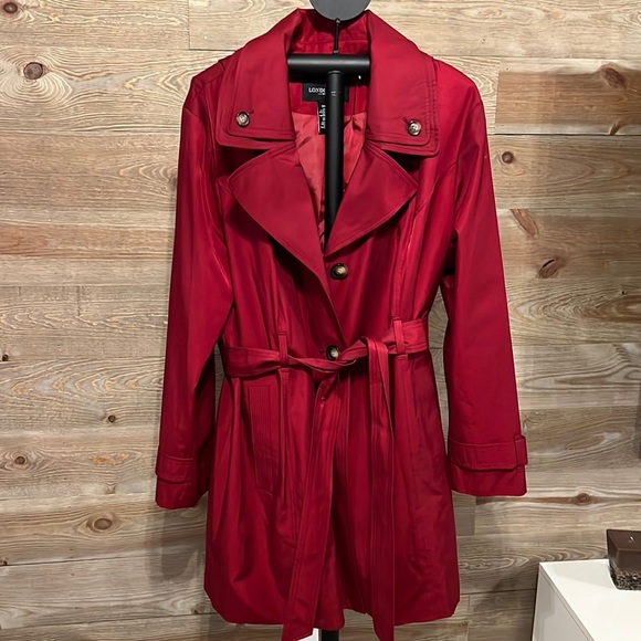London Fog Jackets & Coats London Fog Burgundy Hooded Trench Rain Coat Xxl Poshmark